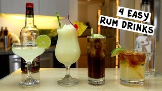 Four Easy Rum Drinks [upl. by Blanch647]