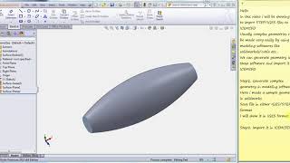 How to import STEP or IGES geometry to ANSYS ICEMCFD [upl. by Rozamond743]