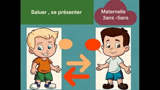 Se présenter en français maternelle [upl. by Ennaylime497]