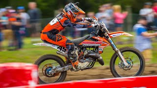 TwoStroke 125 All Star Motocross Highlights  2019 Unadilla  Racer X Films [upl. by Wey]