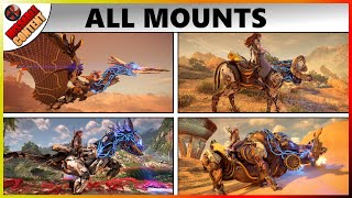 Horizon forbidden West ALL MOUNTS Mountable Machines  How To Ride Machines [upl. by Allista551]