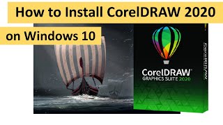 How to Install CorelDRAW 2020 64bit on Windows 10 [upl. by Rothberg]