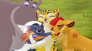 The Lion Guard Group Hug  Fulis New Family Clip HD [upl. by Skip]