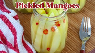 Pickled Mangoes  Burong Mangga [upl. by Hillyer379]