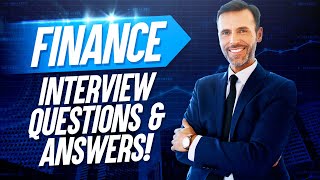 FINANCE Interview Questions amp Answers [upl. by Llesig]