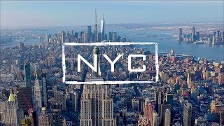 New York City  4K Drone Footage [upl. by Doralyn]