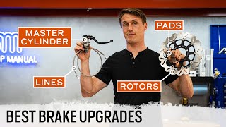 Best Motorcycle Brake Upgrades  The Shop Manual [upl. by Nyleak]