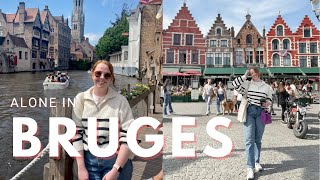 Bruges Belgium Solo Trip [upl. by Roshelle]