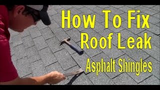 How to Fix Roof Leak in Asphalt Shingles [upl. by Howell]