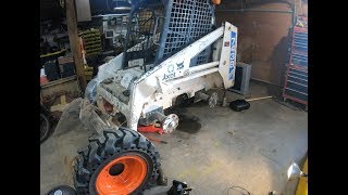 Installing a bobcat drive motor [upl. by Lavona]