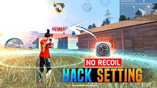 Top 5 HEADSHOT Settings In Free Fire  Free Fire Headshot Setting [upl. by Ellehsal]