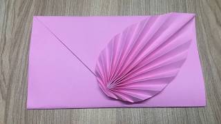 How to Make an Origami Leaf Envelope [upl. by Mordy882]