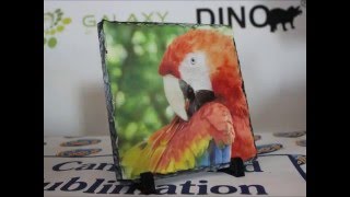 How to Sublimation a Photo Slate [upl. by Ecnatsnok208]