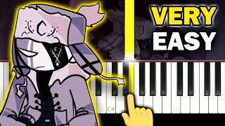 Friday Night Funkin  Zavodila  VERY EASY Piano tutorial [upl. by Emersen686]