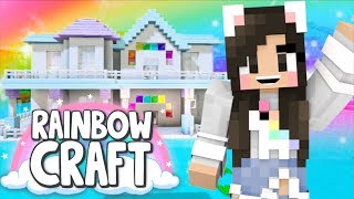 💙Building My House Rainbowcraft Ep 2 [upl. by Itsym]