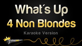 4 Non Blondes  Whats Up Karaoke Version [upl. by Ariak936]