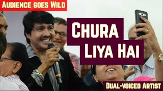 Chura Liya Hai  Dualvoiced Sairam Iyer sings in the Audience  Live for Jalsa Nights Jagat Bhatt [upl. by Ayortal]