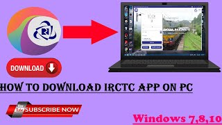 How To Install Irctc App on PC  Irctc App  Windows 10 [upl. by Sedicla542]