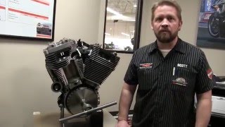 How a HarleyDavidson Big VTwin Engine Works  Harley Davidson 103 Engine Cutaway View and Demo [upl. by Sayce915]