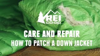 How to Patch a Down Jacket  REI [upl. by Teloiv]