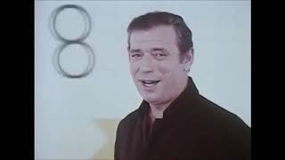 Yves Montand  Page décriture Jacques Prévert  Show TV HQ STEREO 1968 [upl. by Claudius]