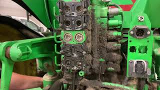 HOW TO Replace John Deere SCV barrels [upl. by Yelsnik]