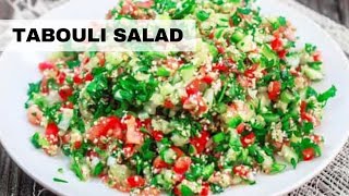 Tabouli Salad Recipe Tabbouleh  Easy Mediterranean Salad [upl. by Emanuela]