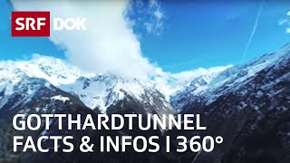 Der GotthardBasistunnel  360°  Doku  SRF Dok [upl. by Nyrad]