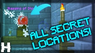 All the secret locations inside Hypixel Skyblock DUNGEONS the best and fastest guide [upl. by Eeryt]