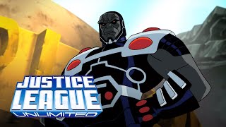 Batman escapes from Darkseid´s Omega Beams  Justice League Unlimited [upl. by Kendricks]