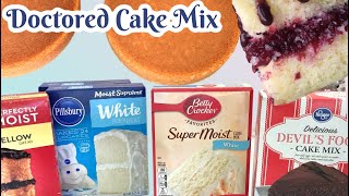 Doctored Cake Mix Tutorial  Baking 101 [upl. by Lavena]