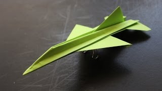 How to make a cool paper plane origami instruction F16 [upl. by Latsirhc]