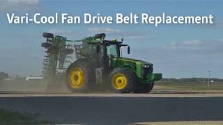 How to Replace VariCool Fan Drive Belt  John Deere [upl. by Perseus]