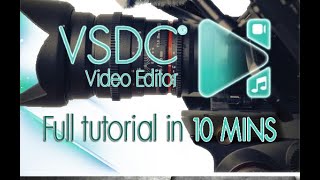 VSDC Video Editor  Tutorial for Beginners in 10 MINUTES [upl. by Livingston]