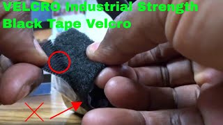 ✅ How To Use VELCRO Industrial Strength Black Tape Velcro Review [upl. by Enenaej981]