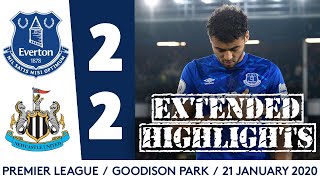 EXTENDED HIGHLIGHTS EVERTON 22 NEWCASTLE UNITED [upl. by Burrow923]