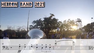 Hebron HS Band 2021 Baritone Transcription [upl. by Cristal]