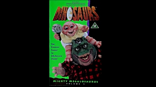 Digitized Opening to Dinosaurs Mighty Megalosaurus  Volume 1 UK VHS [upl. by Jaala]