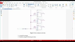 Build 21 MUX and 4bit Bus Multiplexer in Quartus II version 131 [upl. by Ataymik679]