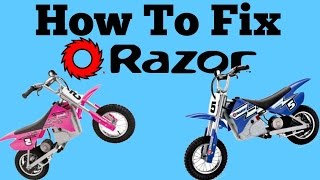 DIY  HOW TO FIX RAZOR MX350 THAT DOESNT RUN [upl. by Leumas209]