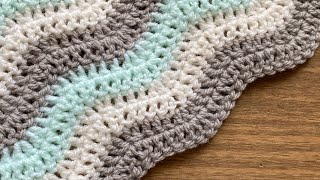 How to Crochet Ripple stitch [upl. by Decamp910]