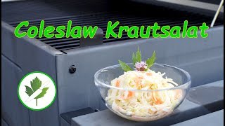 Coleslaw  der Krautsalat aus Amerika lecker zum Grillen [upl. by Atteuqcaj]