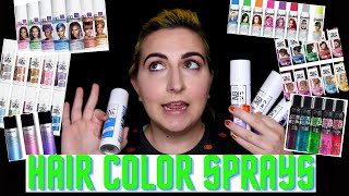 TEMPORARY HAIR COLOR SPRAYS  What YOU need to know  Kirby Rose [upl. by Idner]