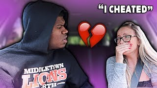 I CHEATED ON YOU PRANK ON GIRLFRIEND SHE CRIED [upl. by Nahta618]