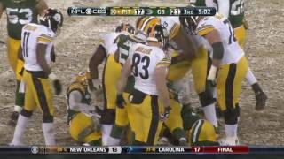 Leveon Bell Hurdle Against Packers [upl. by Laney]