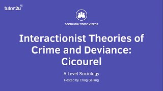 Interactionist Theories of Crime amp Deviance  Cicourel  A Level Sociology [upl. by Ahsinroc532]