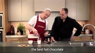 How to make a hot chocolate using an aerolatte milk frother [upl. by Asyl]