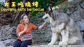 大王和来福的美味烧烤大餐  Dawang and Laifus Delicious BBQ Dinner [upl. by Ruomyes]