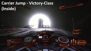 Elite Dangerous  Fleet Carrier Jump VictoryClass  Inside  ATC Yumi  1080p60fps [upl. by Kimberlee159]