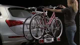 Bike Carrier Towbar  Thule Euroway G2 [upl. by Ahsennod]